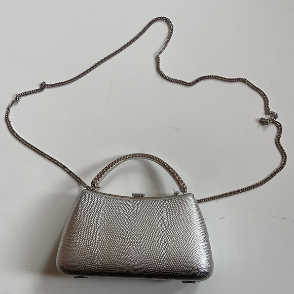 SILVER CLUTCH FOR PROM - Picture 2 of 2